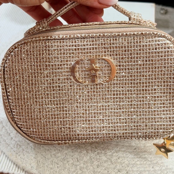 Dior 2025 Holiday GWP Cosmetic Case, Card Mirror with Dior Dust bag and GIFT BAG - Picture 3 of 16